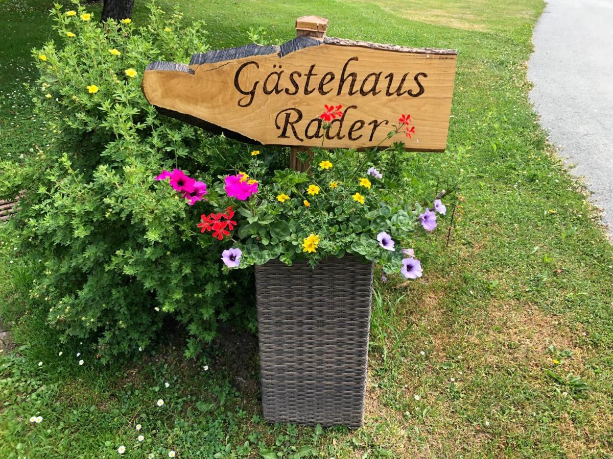 Gaestehaus Rader Weissbriach Exteriör bild